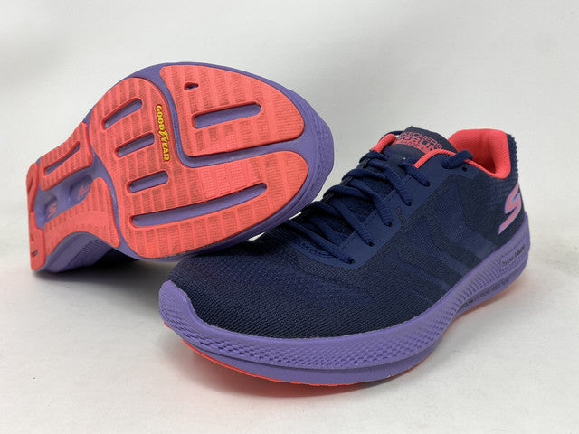 Skechers Women's Go Run Razor 3+ Running Shoes Navy/ Purple Size 7.5 B(M) Us
