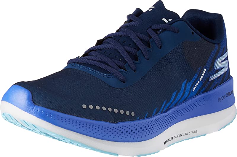 Skechers Women's Go Run Razor Excess Running Shoes Black Size 7.5 B(M) US