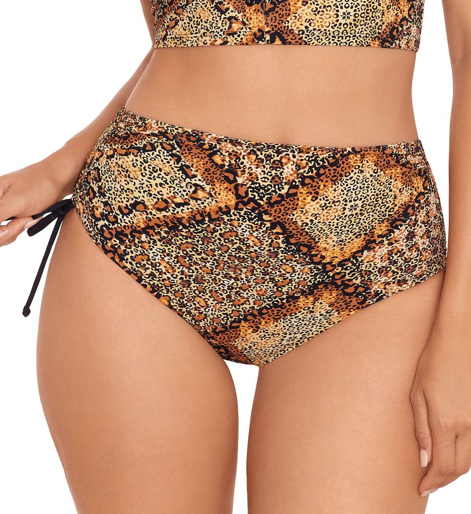 Skinny Dippers Women's Mazie Transformer Bikini Bottom Swimsuit Black Size Medium