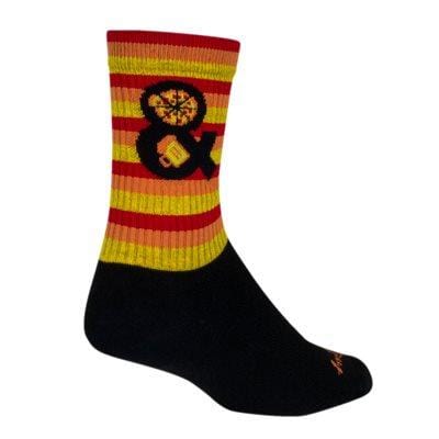 SockGuy Pizza & Beer 6" Crew Socks