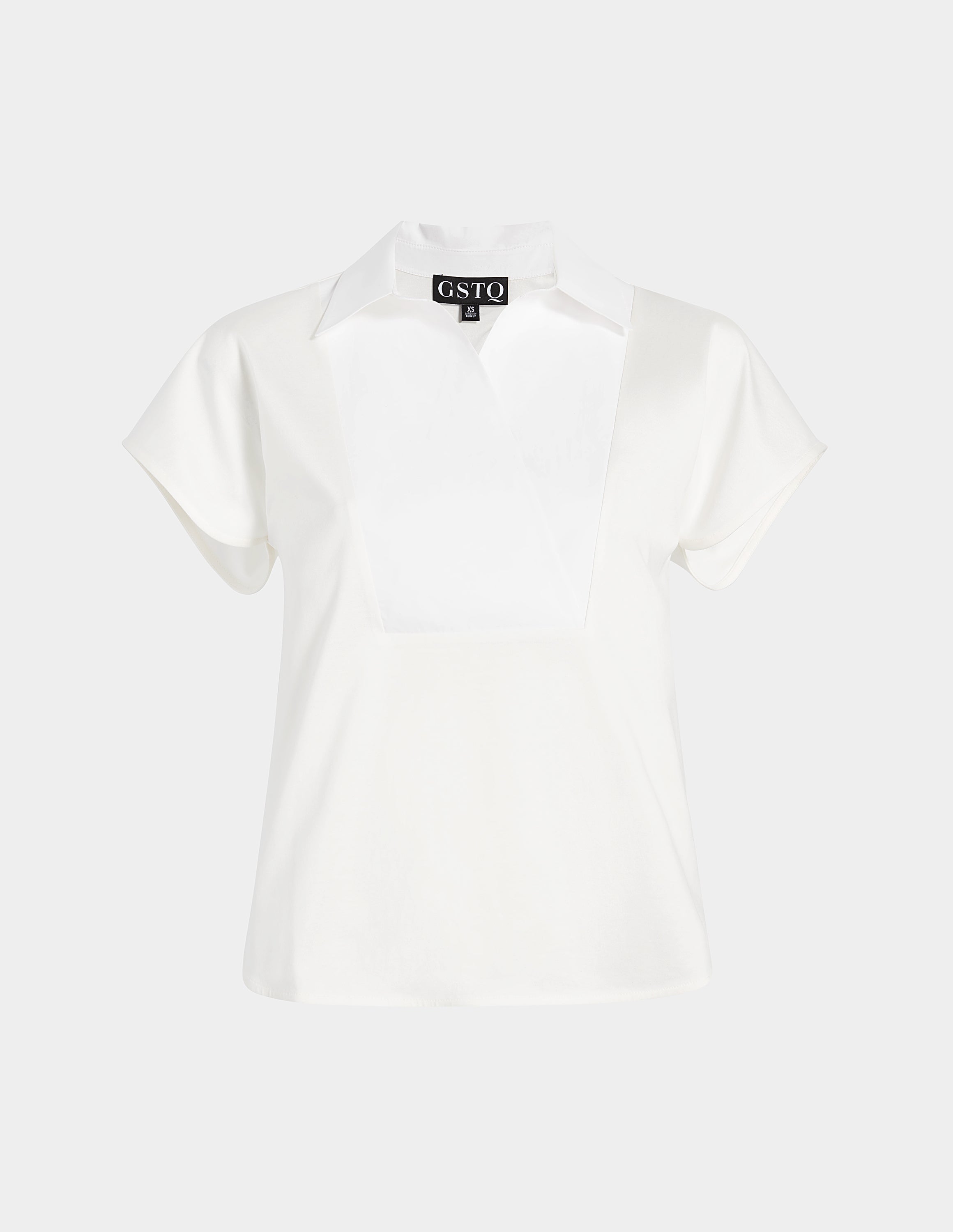 Structured-Collar T-Shirt
