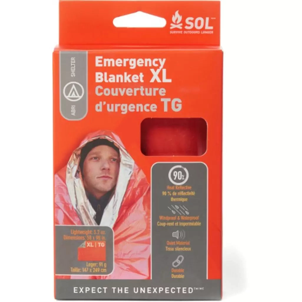 Survive Outdoors Longer Emergency Blanket XL