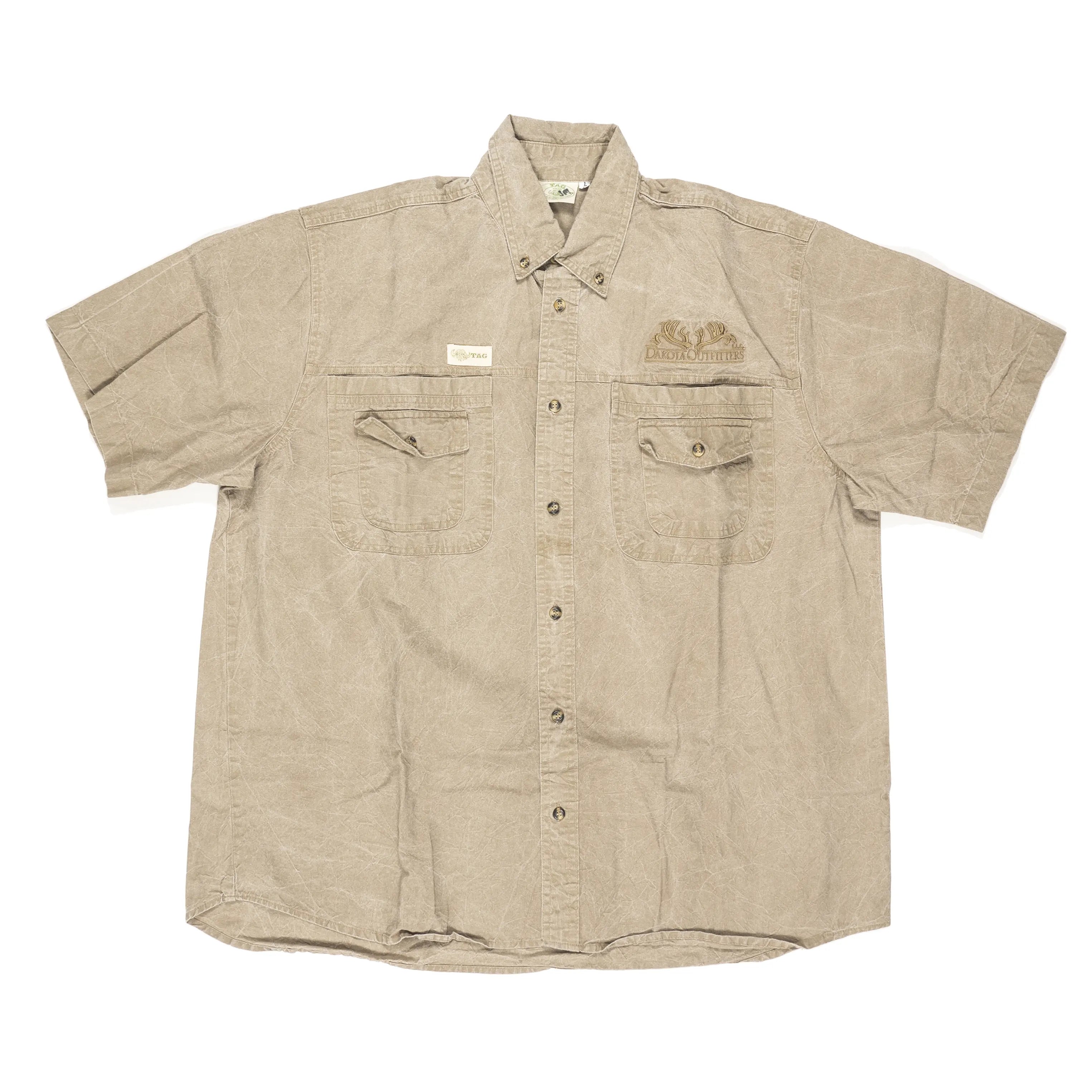 Tag Safari Short Sleeve Cargo Button Down - Men's