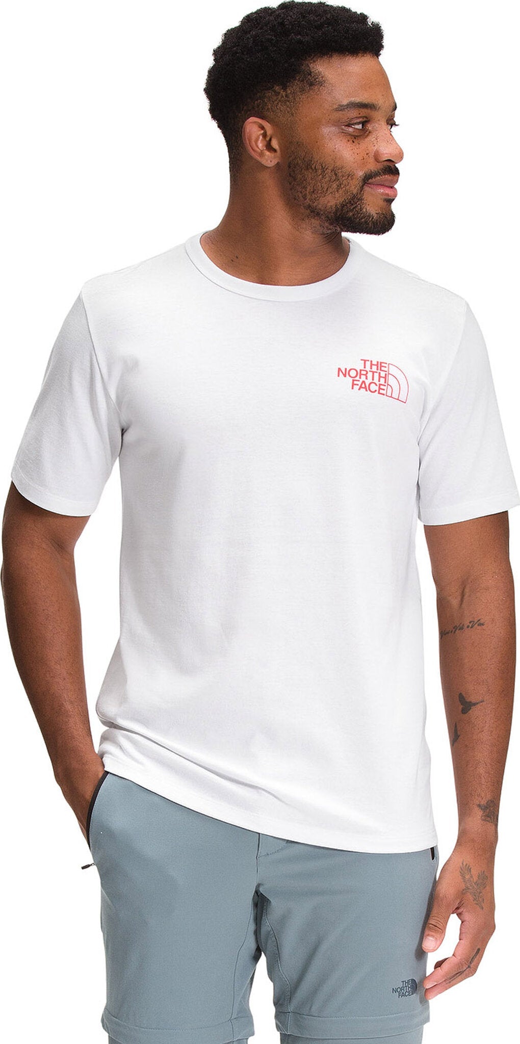 The North Face Men's Trial T-Shirt White Size Small