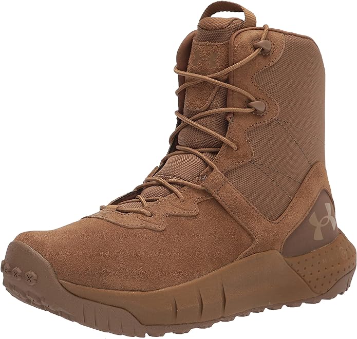 Under Armour Men's Micro G Valsetz Lthr Military and Tactical Boot, Coyote (200)/Coyote, 9.5 M US
