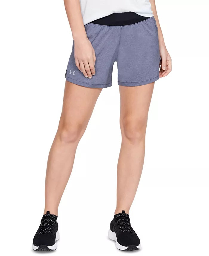 Under Armour Women's Launch Sw Ingo Longin Shorts Grey Size X-Small