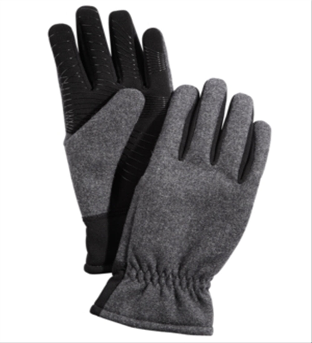 UR Men's Grippy Palm Gloves Gray Size Regular