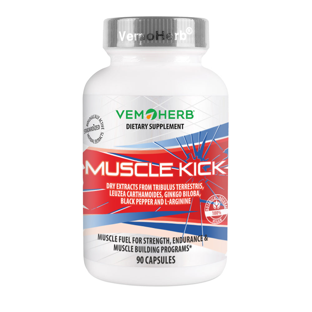 VemoHerb Muscle Kick, Dietary Supplement - 90 Capsules