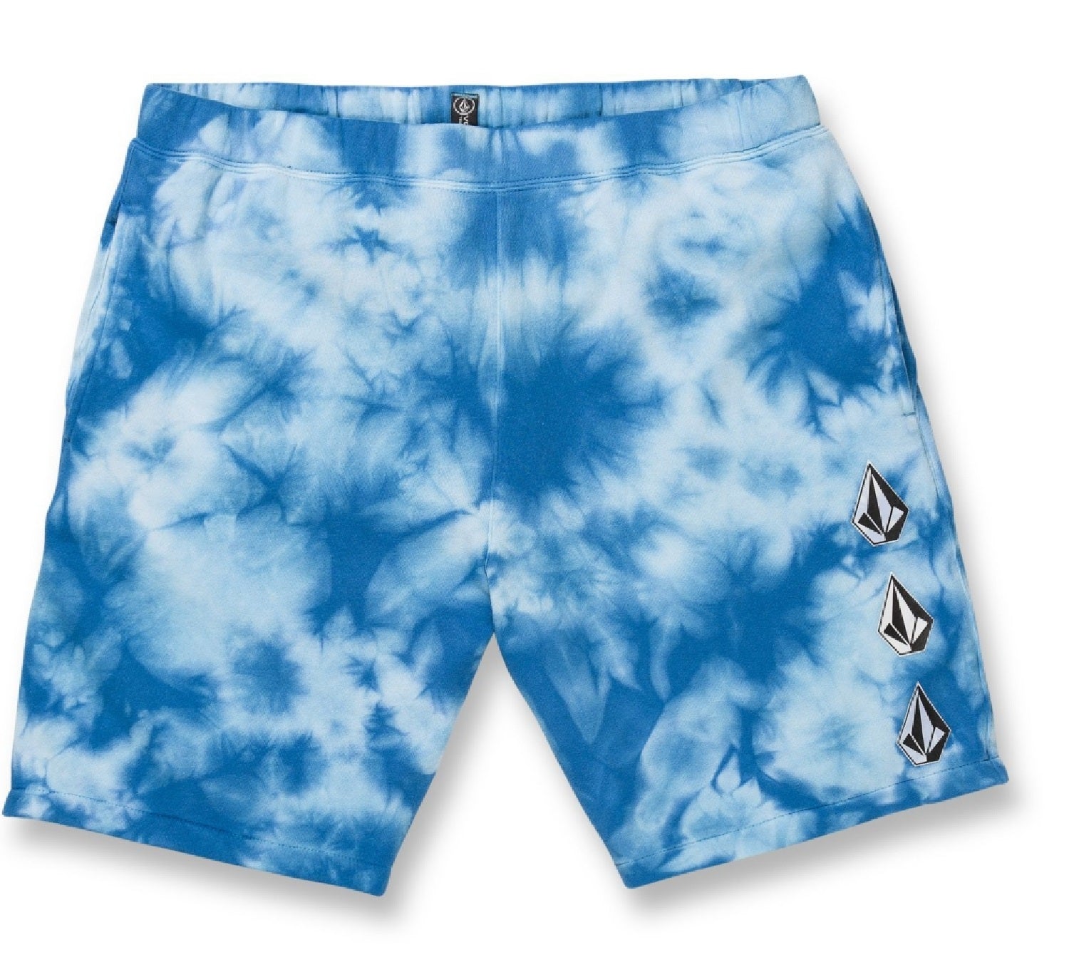 Volcom Men's Iconic Stone Fleece Shorts Blue Size XX-Large
