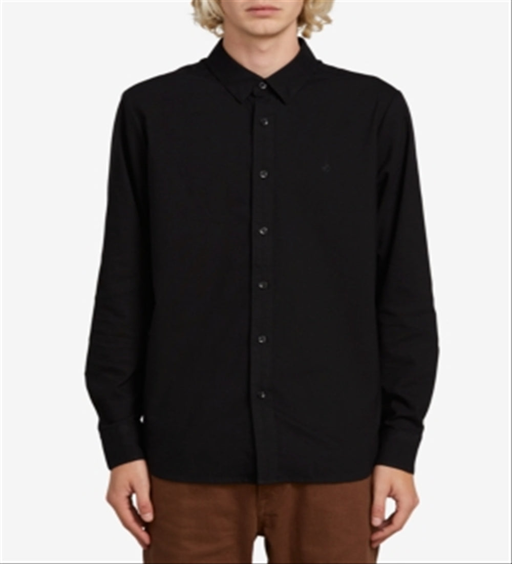 Volcom Oxford Stretch Shirt New Black Size X-Small