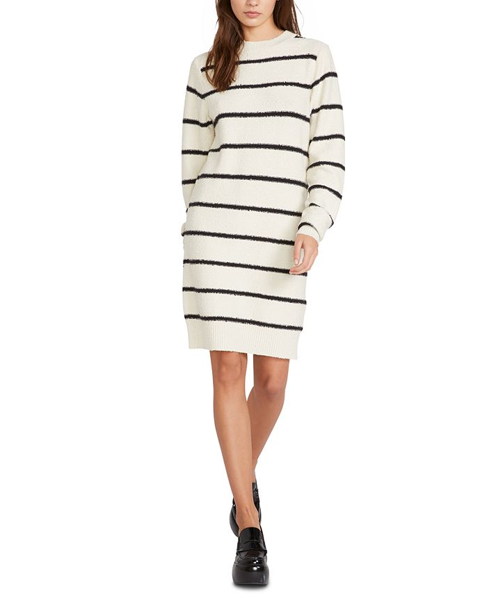 Volcom So Far So Good Striped Sweater Dress Brown Size XS