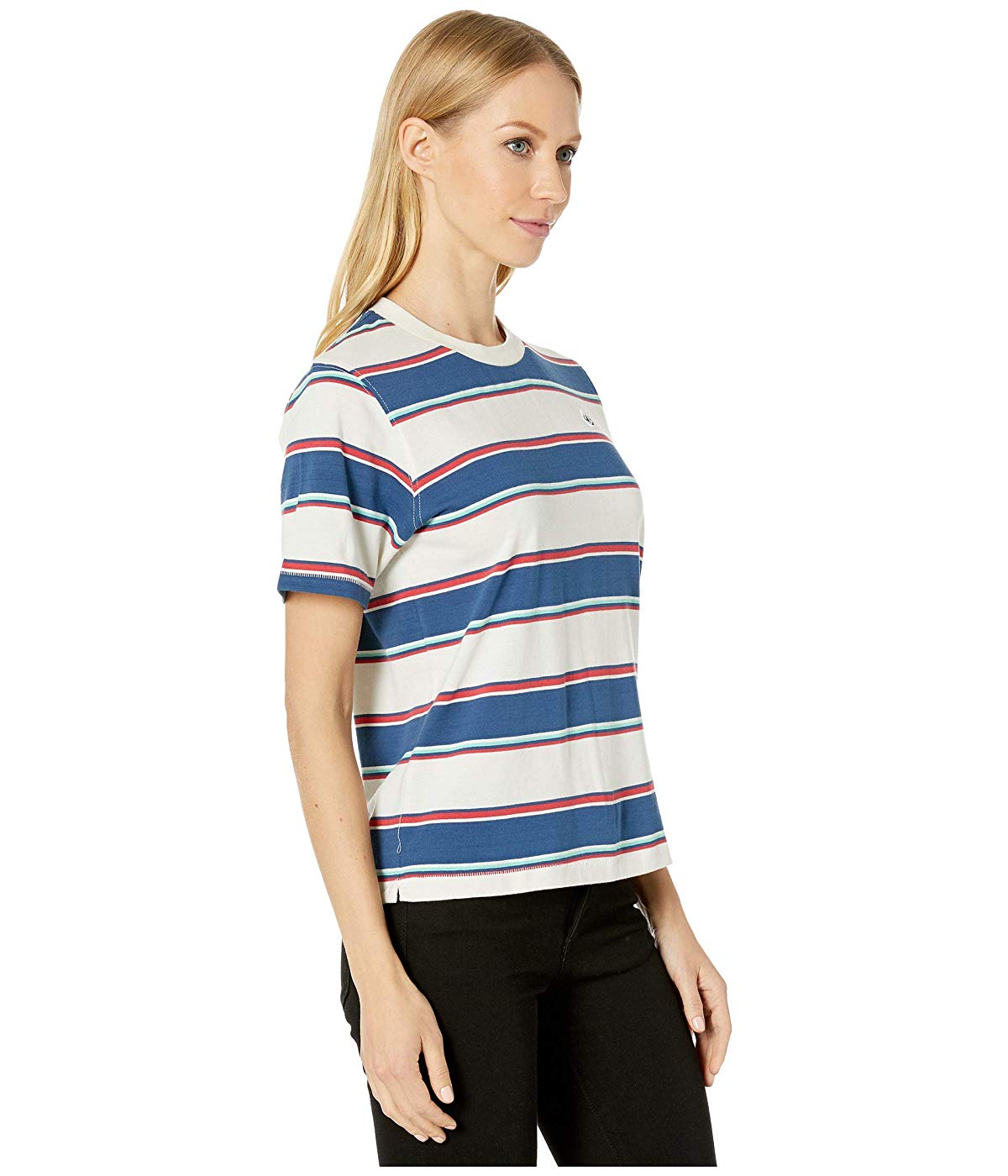 Volcom Women's Laney Short Sleeve Crew Tee White Size XS
