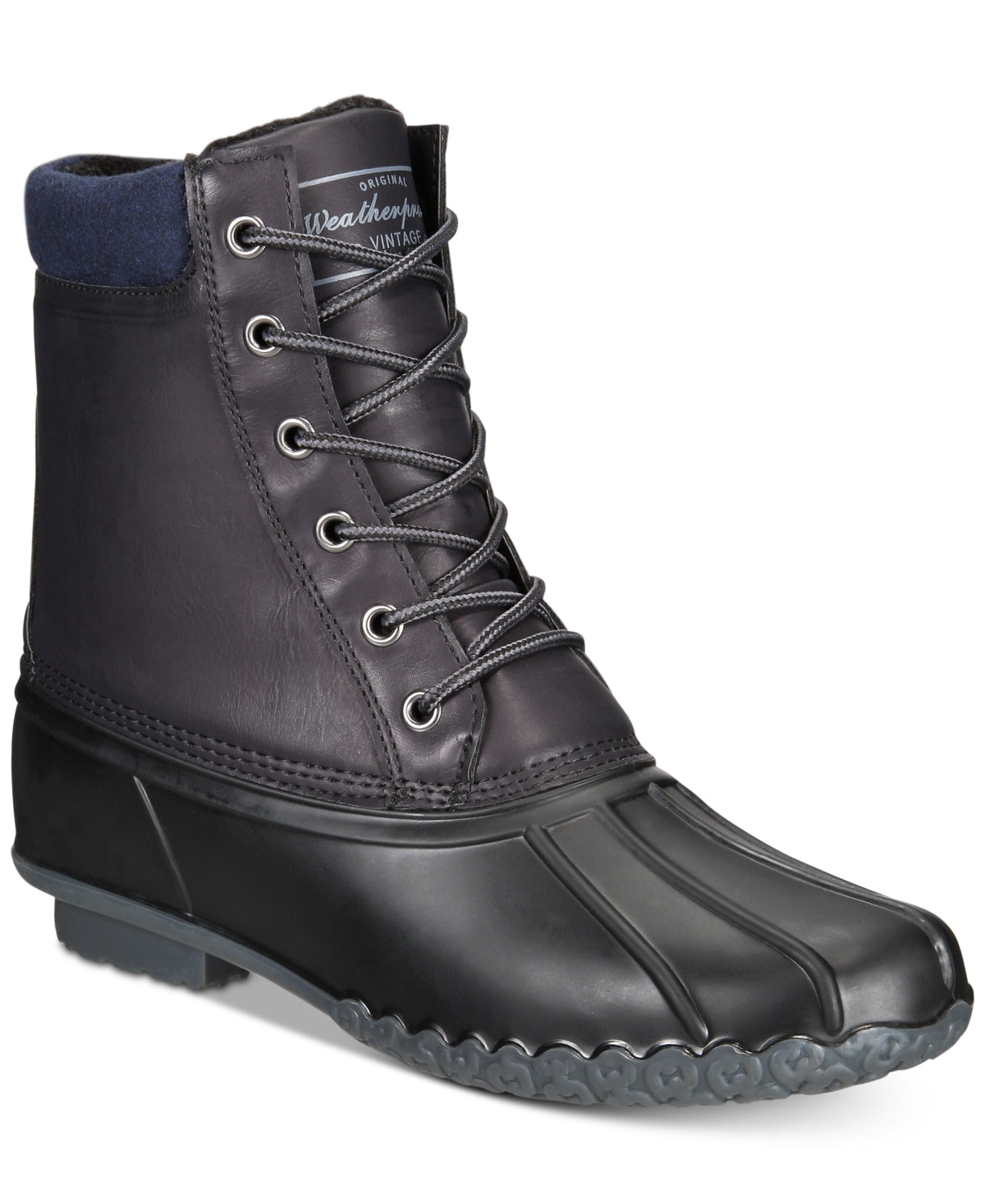 Weatherproof Vintage Men's Adam Duck Boots Black Size 9 M