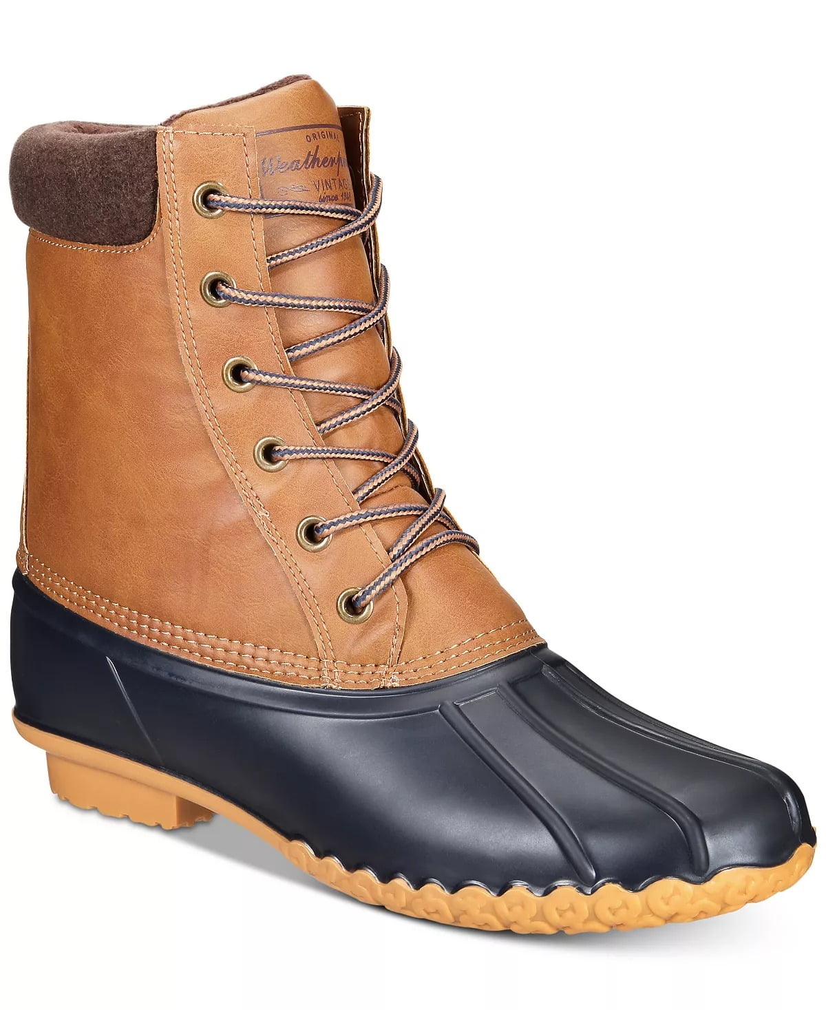 Weatherproof Vintage Men's Adam Duck Boots Shoes Brown Size 8M