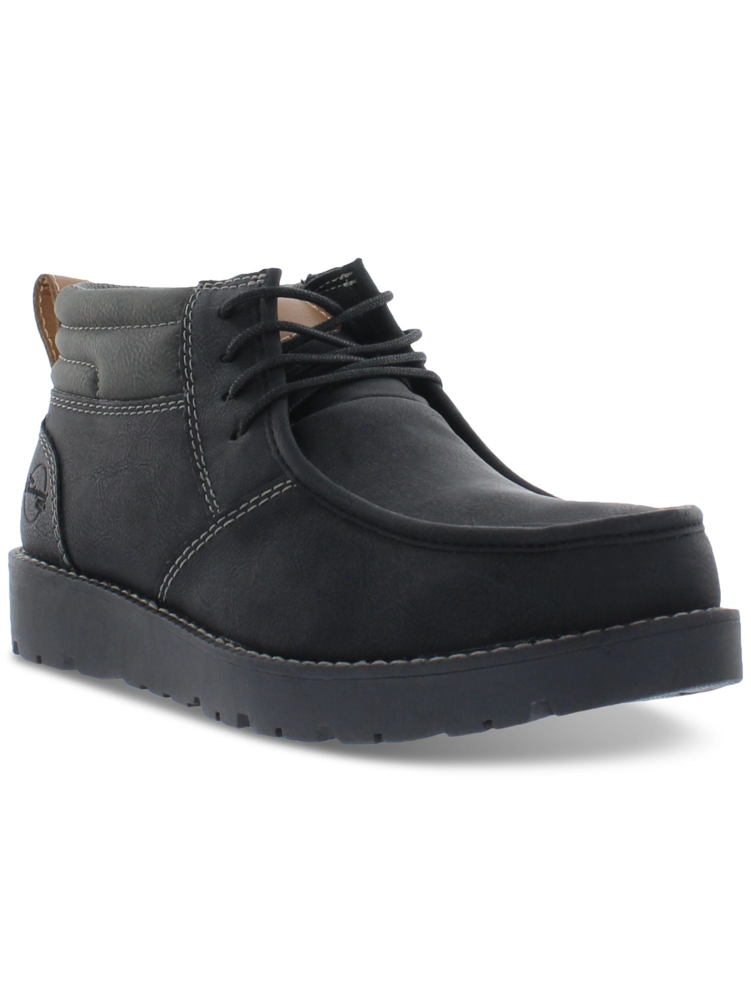 Weatherproof Vintage Men's Faux Leather Chukka Boots Shoes Black Size 13M