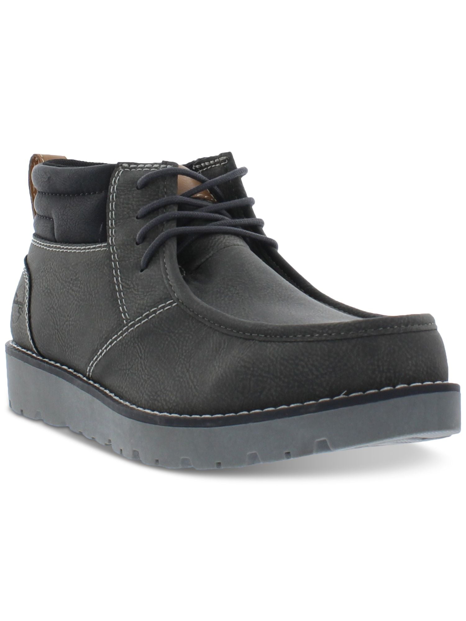 Weatherproof Vintage Men's Faux Leather Chukka Boots Shoes Black Size 9M