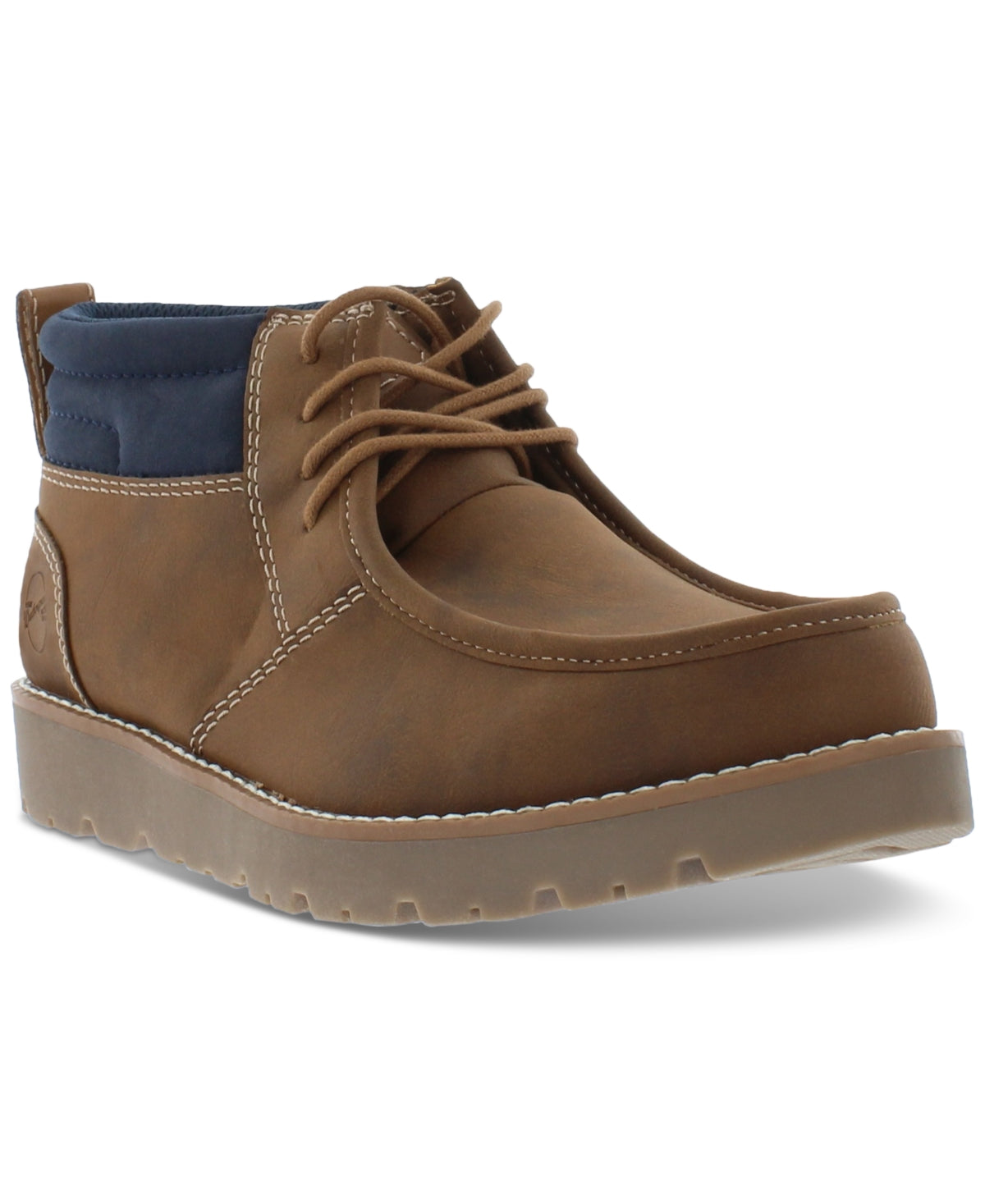 Weatherproof Vintage Men's Faux Leather Chukka Boots Shoes Brown Size 10M