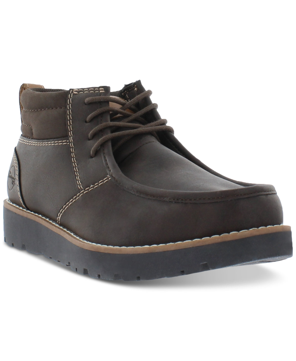 Weatherproof Vintage Men's Faux Leather Chukka Boots Shoes Brown Size 9M