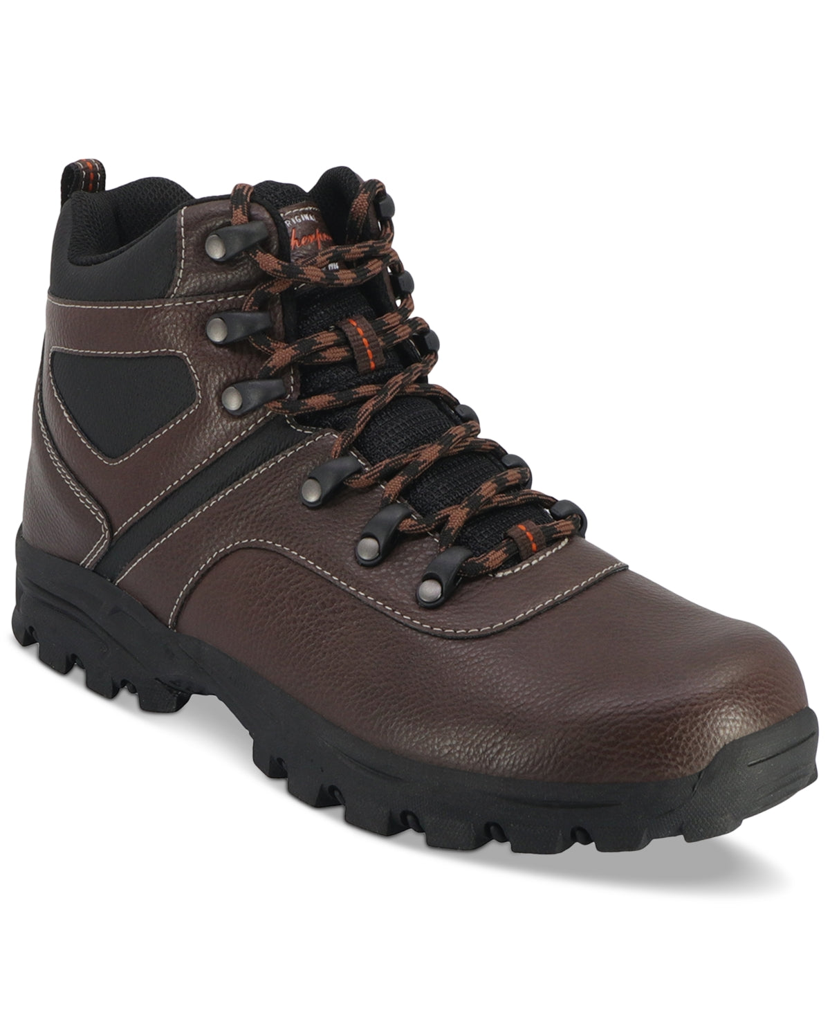 Weatherproof Vintage Men's Hiker Faux Leather Boots Brown Size 12 M