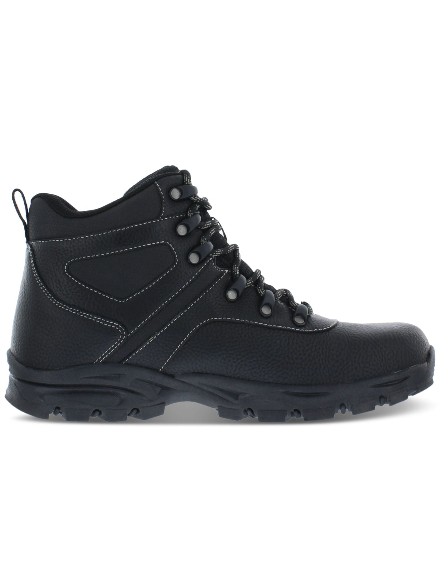 Weatherproof Vintage Men's Hiker Faux Leather Boots Shoes Black Size 12M
