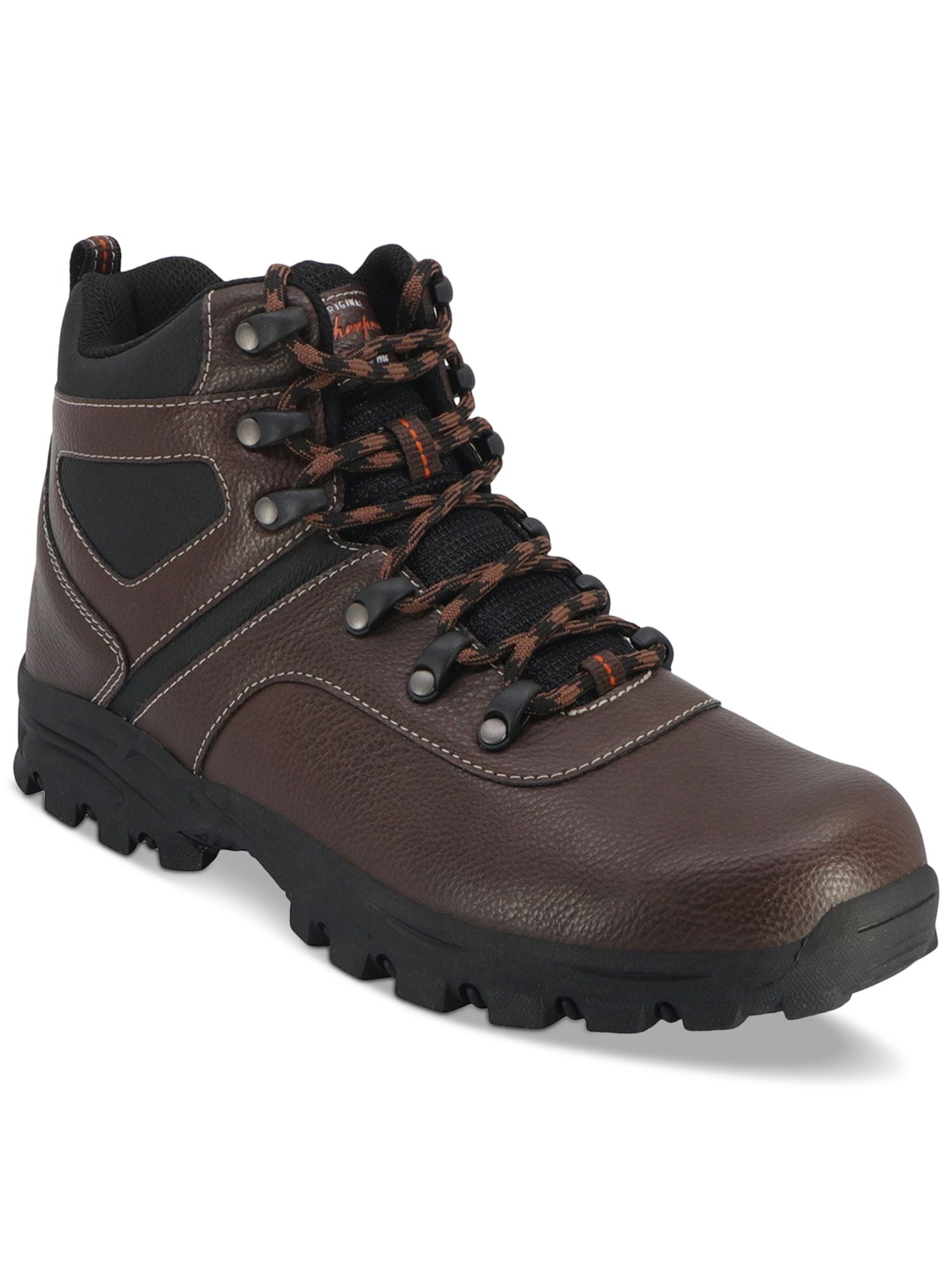 Weatherproof Vintage Men's Hiker Faux Leather Boots Shoes Brown Size 13M