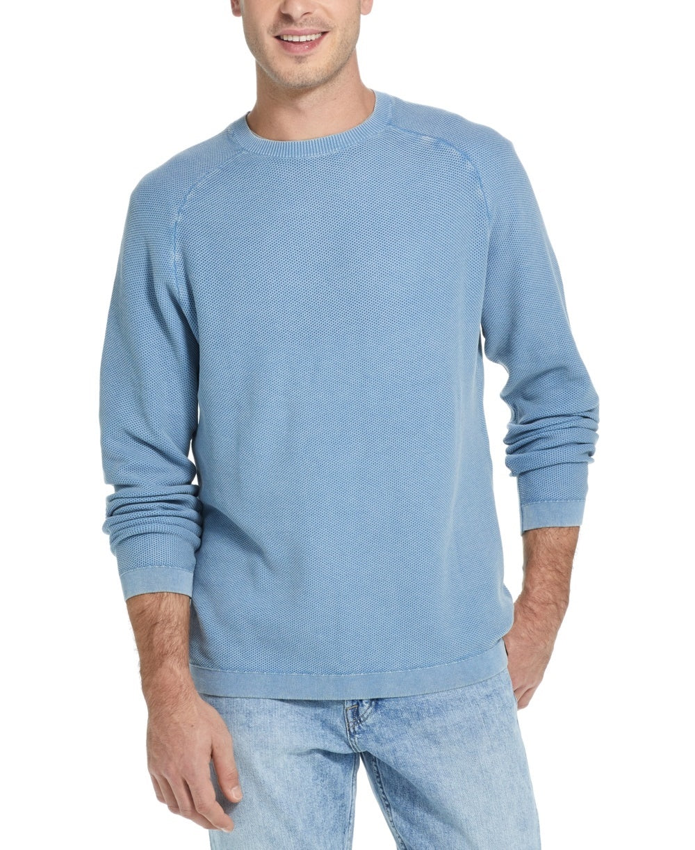 Weatherproof Vintage Men's Stonewashed Sweater Blue Size Medium