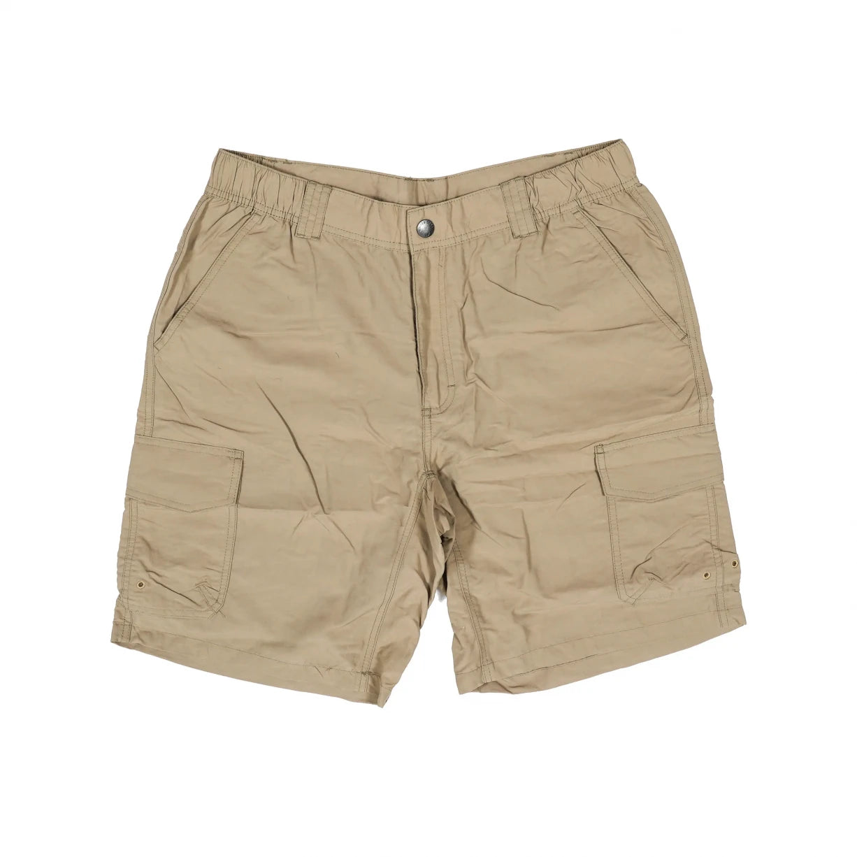 White Sierra Elastic Waist Cargo Short