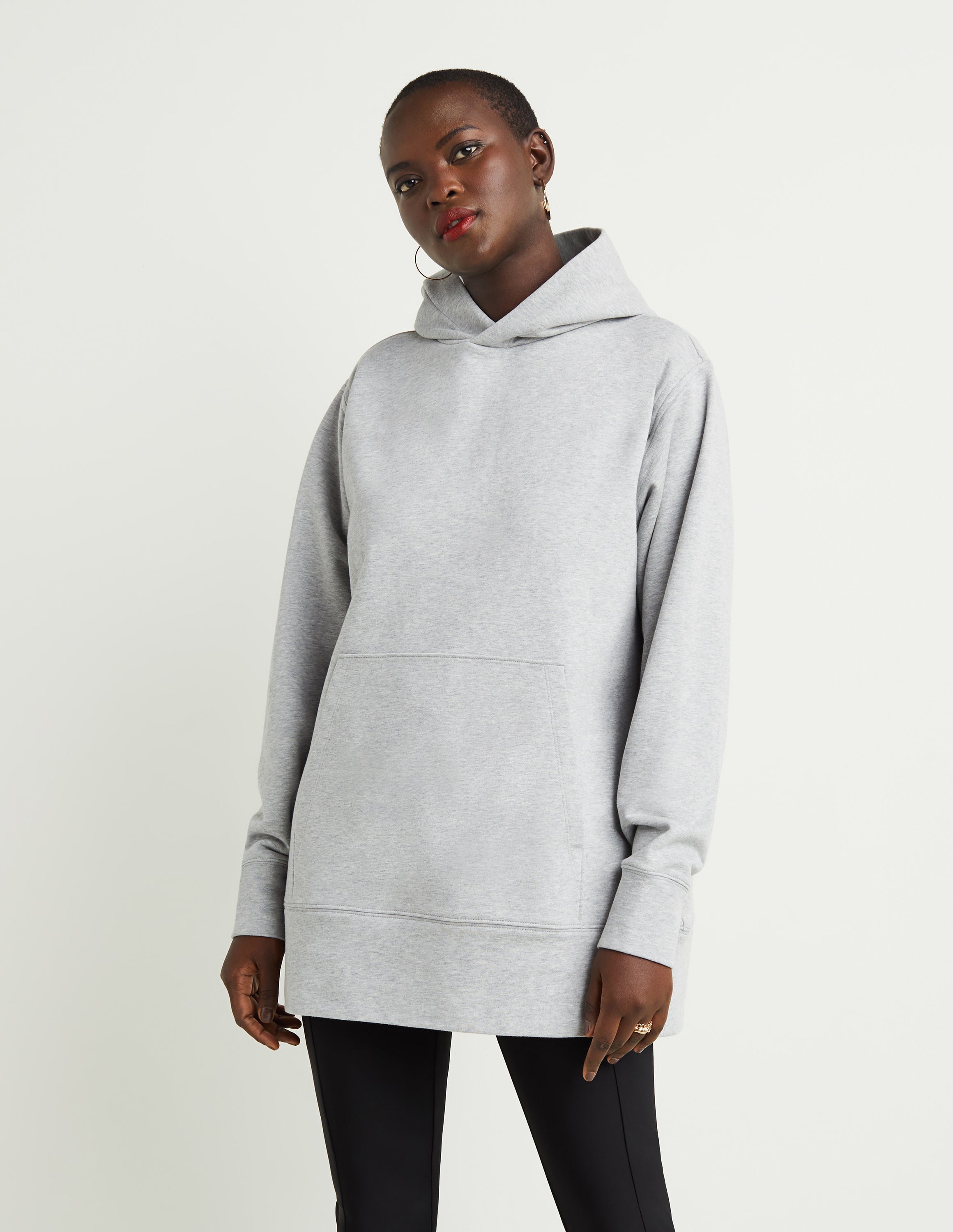 Wrap-and-Tie Hoodie
